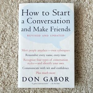 How to Start a Conversation and Make Friends Hardcover Book